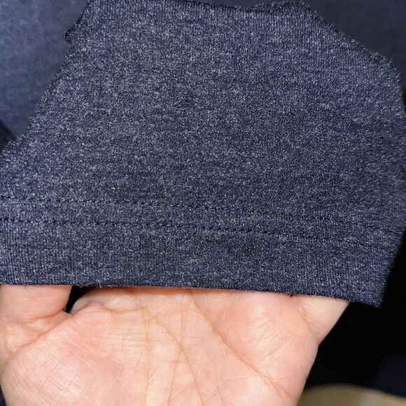 ORVIS XL Navy Blue Reverse Weave Raglan Sleeve Crewneck Pullover Sweater - Picture 6 of 12